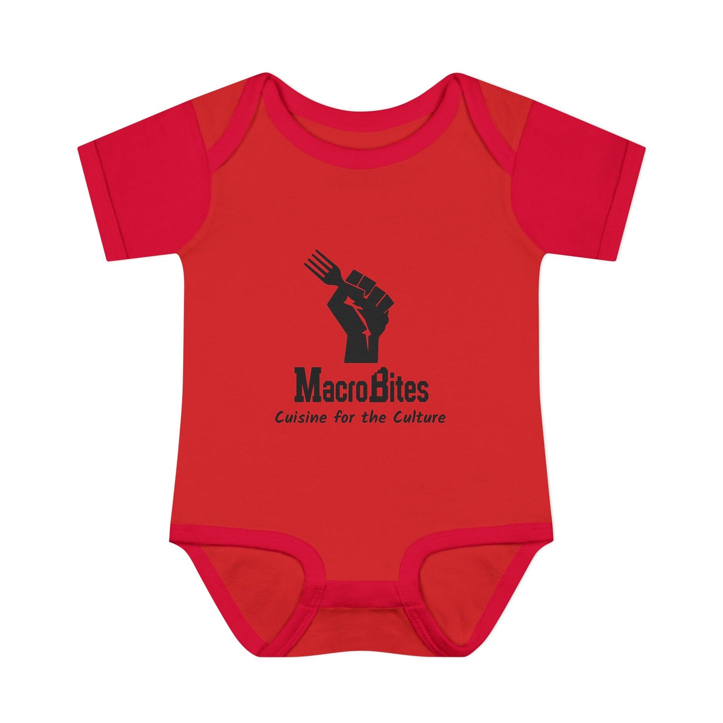 Infant Bodysuit - "MacroBites: Cuisine for the Culture" Baby Onesie