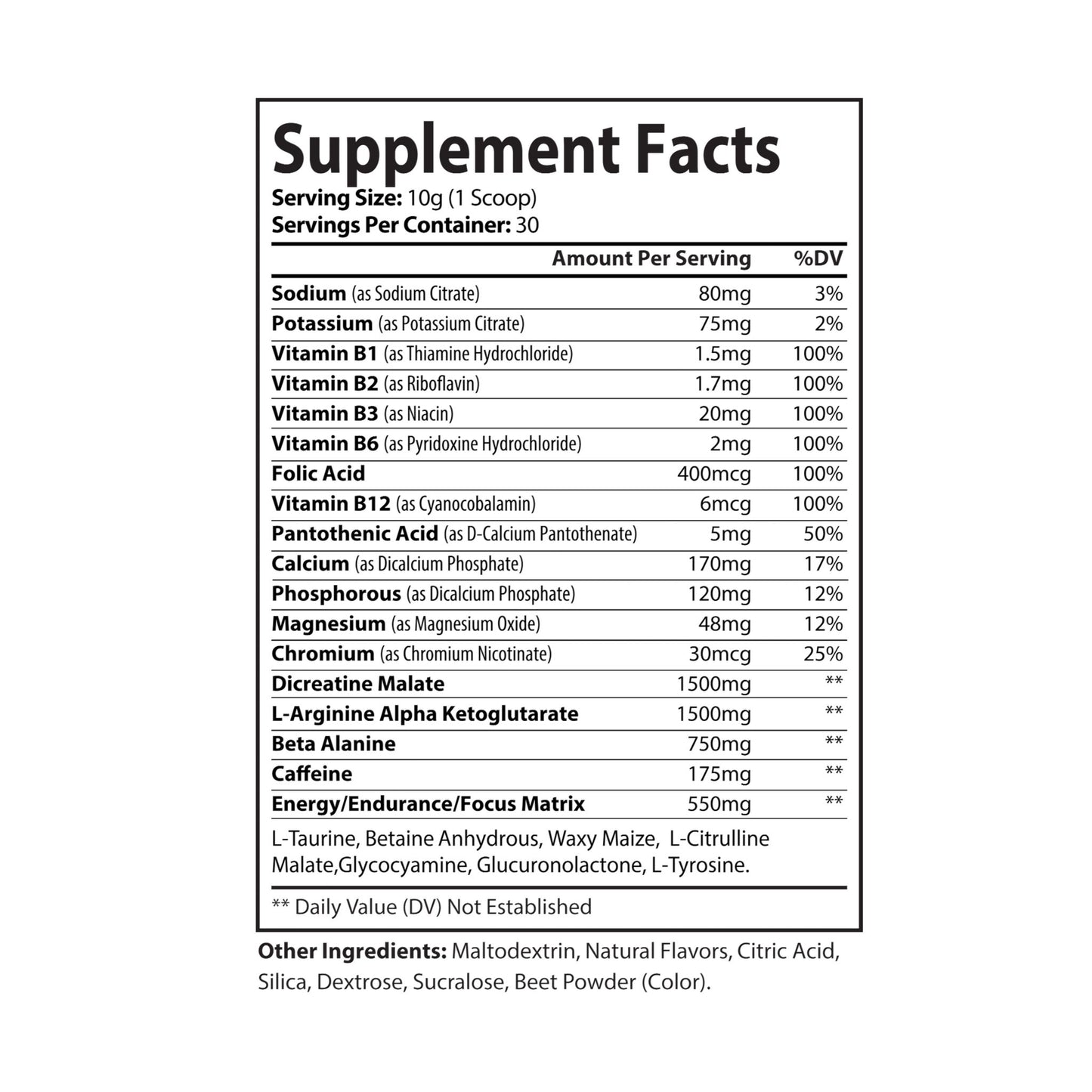 Sigma-Pump Pre-Workout Supplement, Watermelon (300g, 10.58oz)