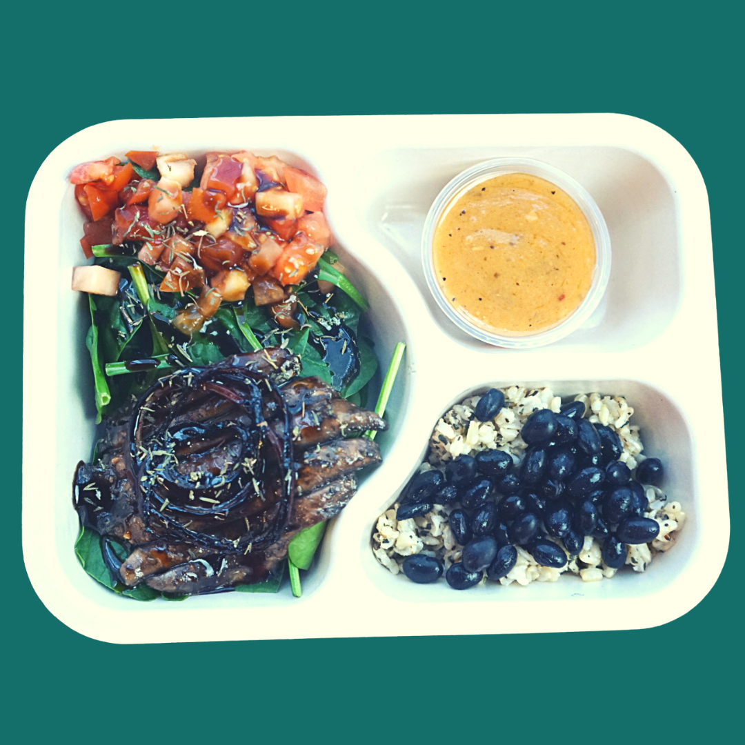 Glazed Portobello Bowl (VEGAN)