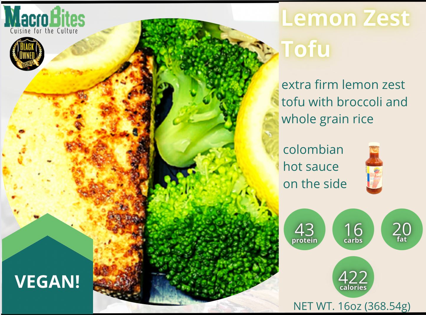 Lemon Zest Tofu (VEGAN)