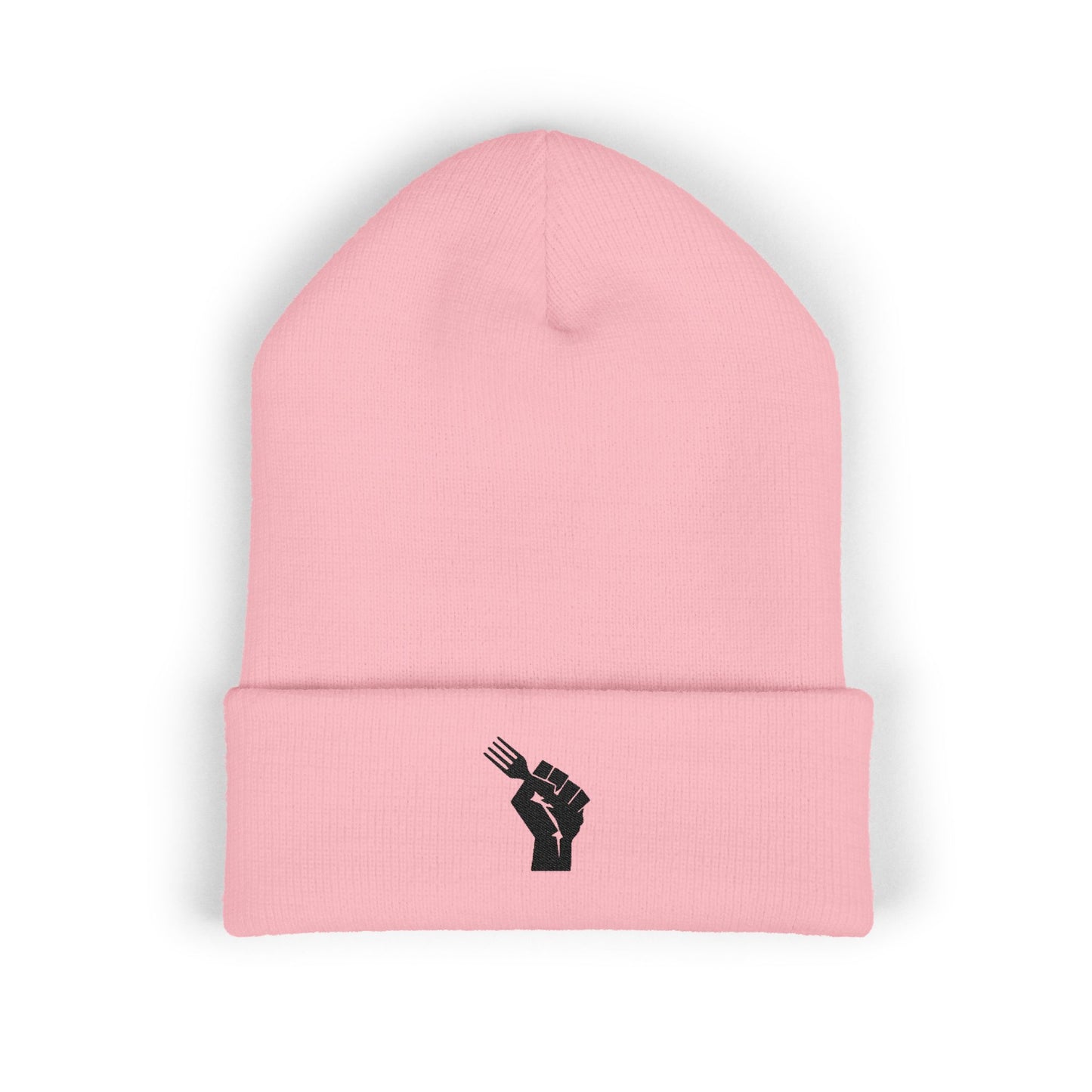 Embroidered Raised Fist Beanie