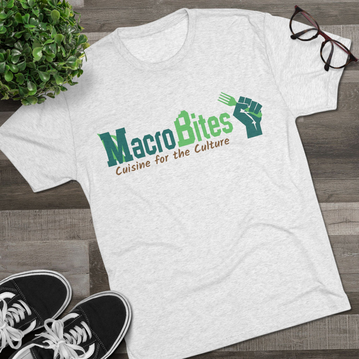 MacroBites Unisex Tri-Blend Crew Tee