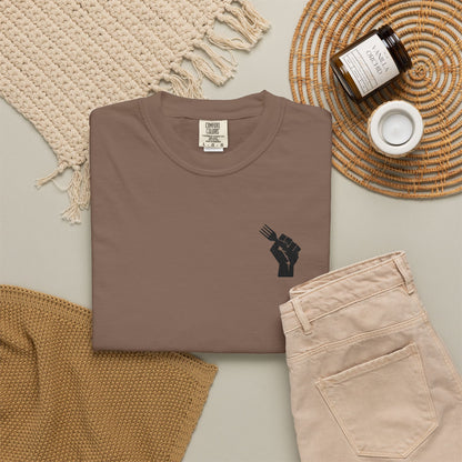 Fist Fork Embroidered Tee