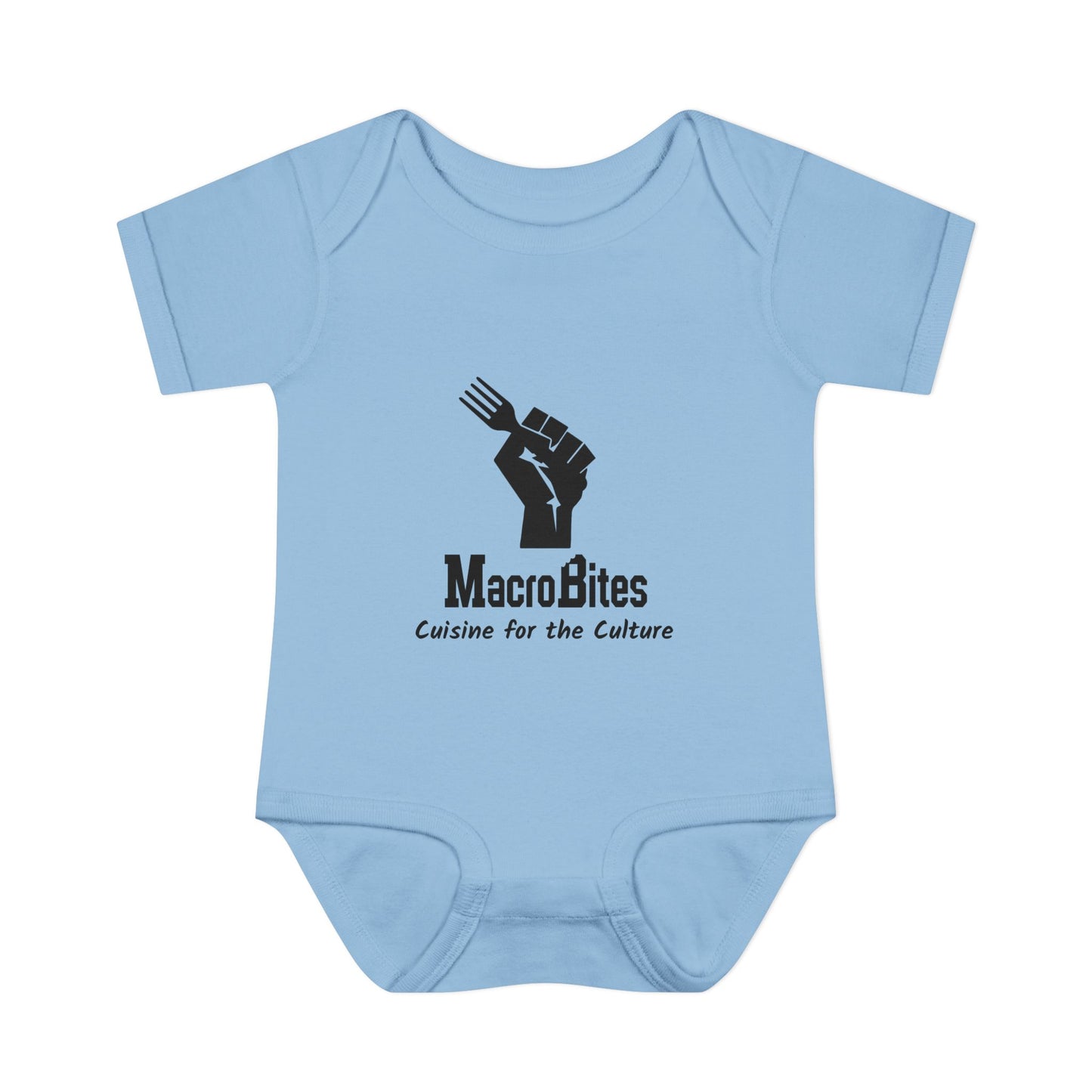 Infant Bodysuit - "MacroBites: Cuisine for the Culture" Baby Onesie