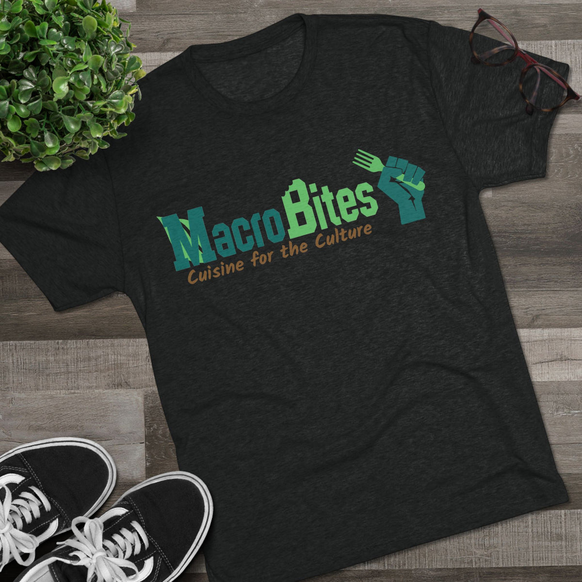 MacroBites Unisex Tri-Blend Crew Tee