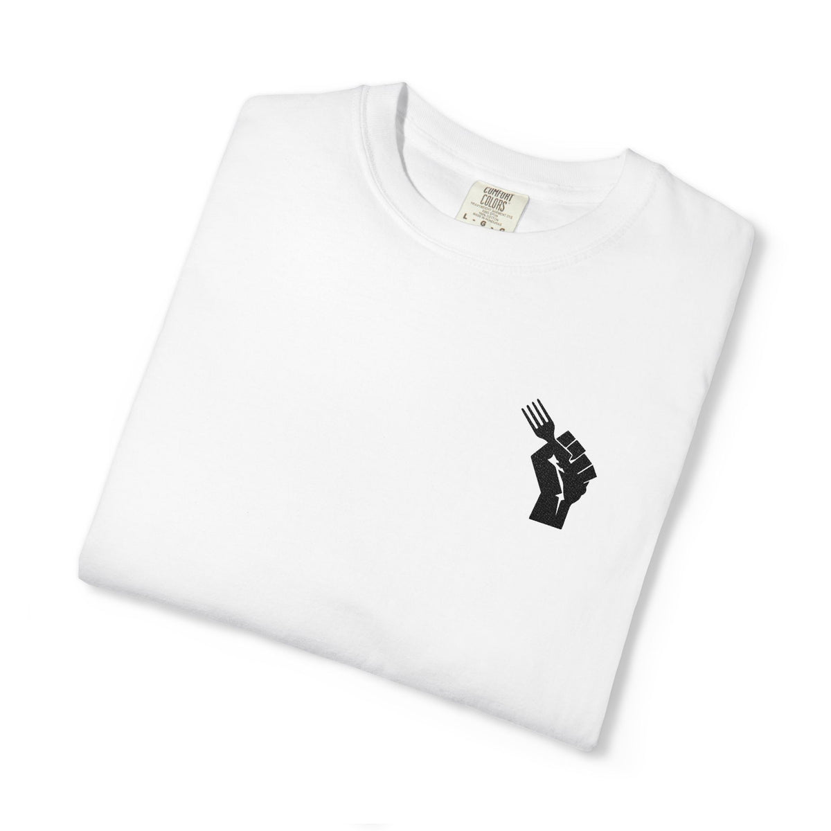 Fist Fork Embroidered Tee