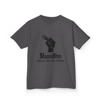Kids Tee — MacroBites "Cuisine for the Culture" Logo