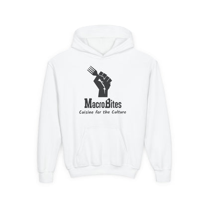 MacroBites Youth Hoodie - "Cuisine for the Culture" Logo Pullover