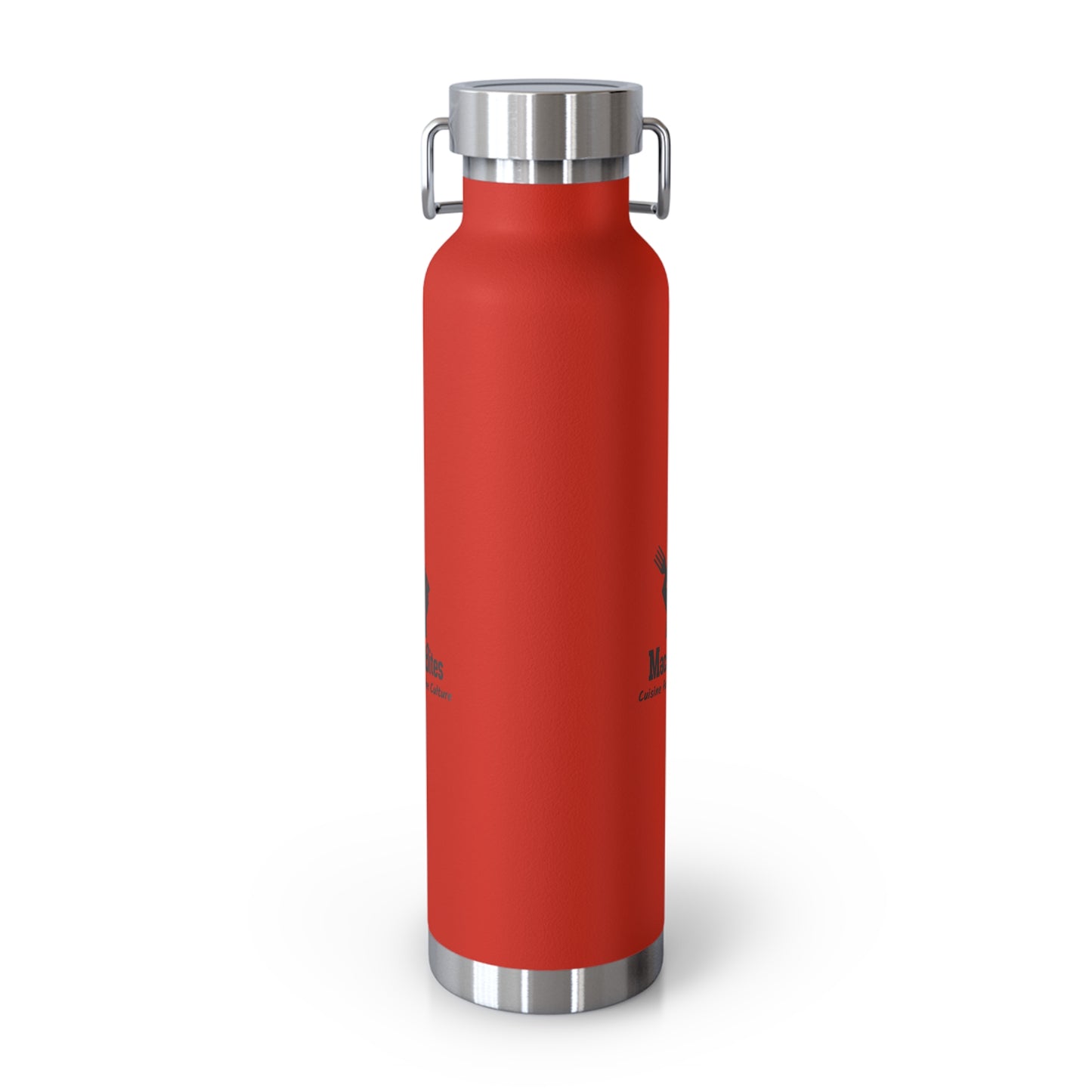 Copper Vacuum Insulated Water Bottle - 22oz with Macrobites Logo