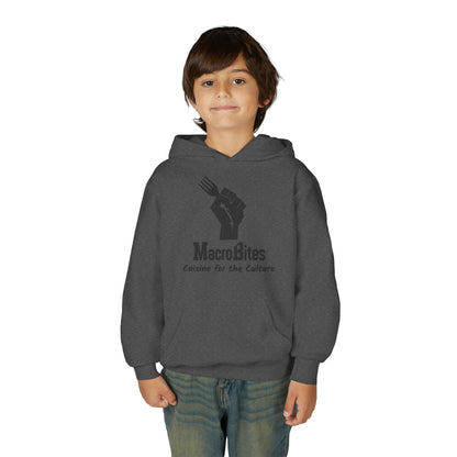 MacroBites Youth Hoodie - "Cuisine for the Culture" Logo Pullover