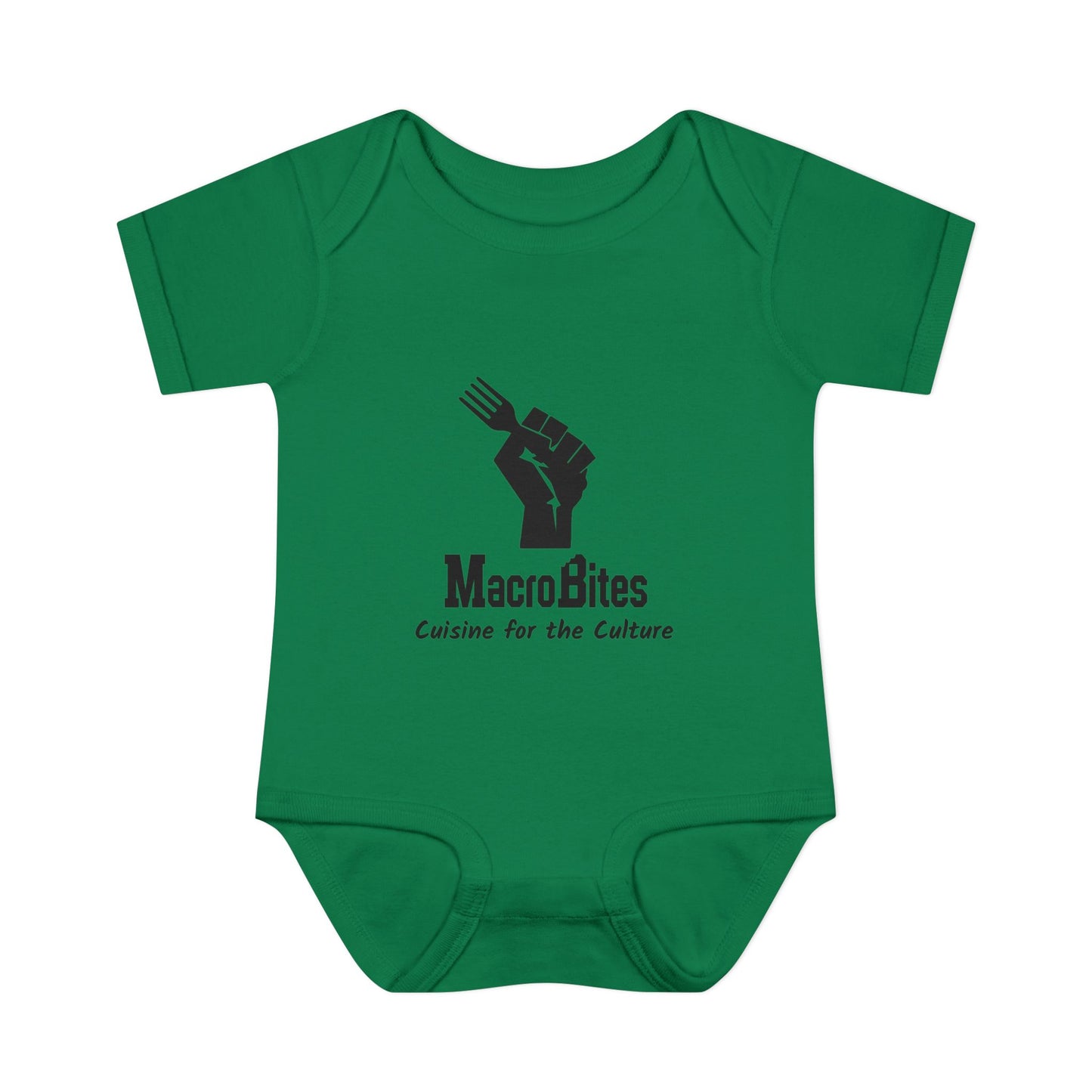 Infant Bodysuit - "MacroBites: Cuisine for the Culture" Baby Onesie
