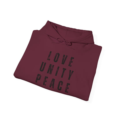 Love Unity Peace Hoodie