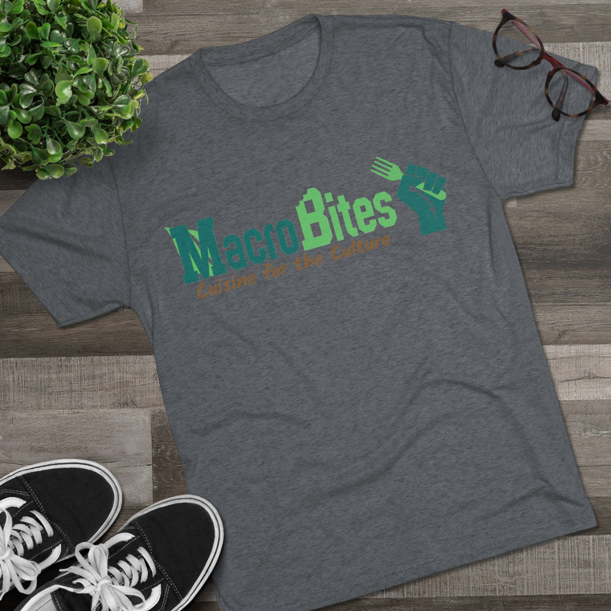 MacroBites Unisex Tri-Blend Crew Tee