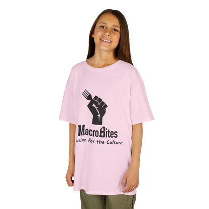 Kids Tee — MacroBites "Cuisine for the Culture" Logo