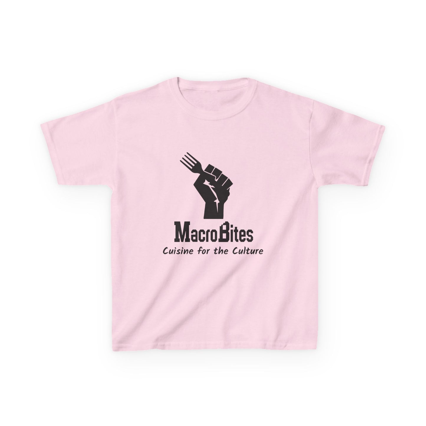 Kids Tee — MacroBites "Cuisine for the Culture" Logo
