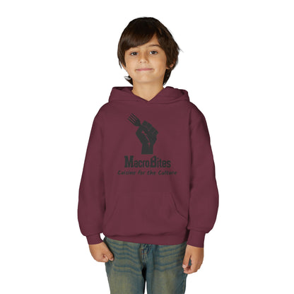 MacroBites Youth Hoodie - "Cuisine for the Culture" Logo Pullover