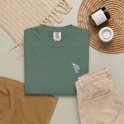 Fist Fork Embroidered Tee
