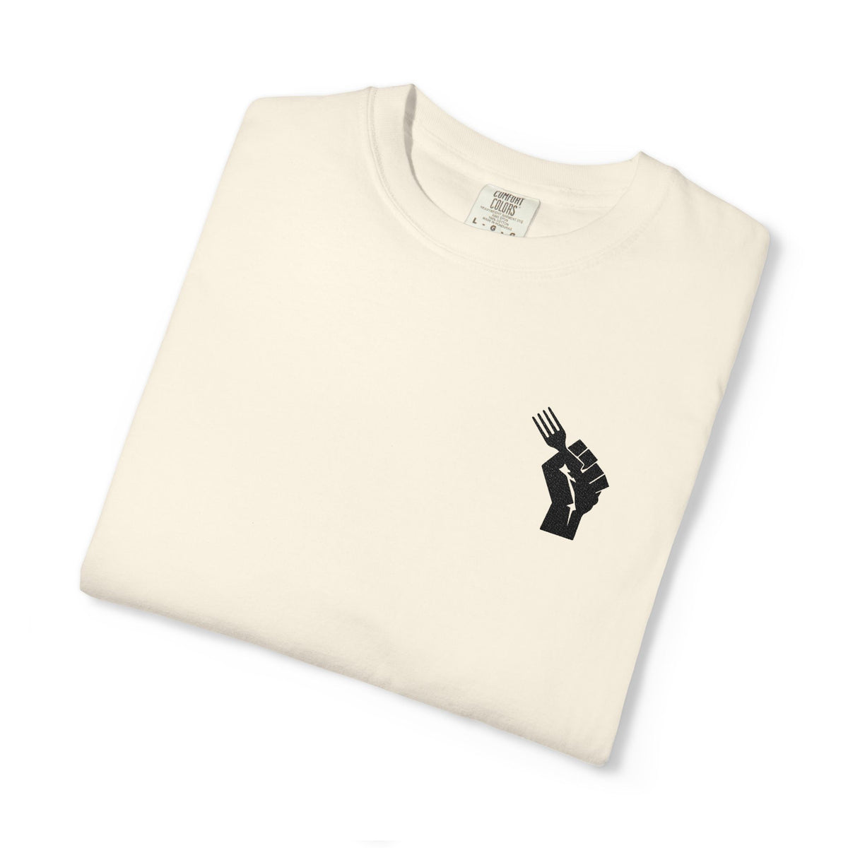 Fist Fork Embroidered Tee