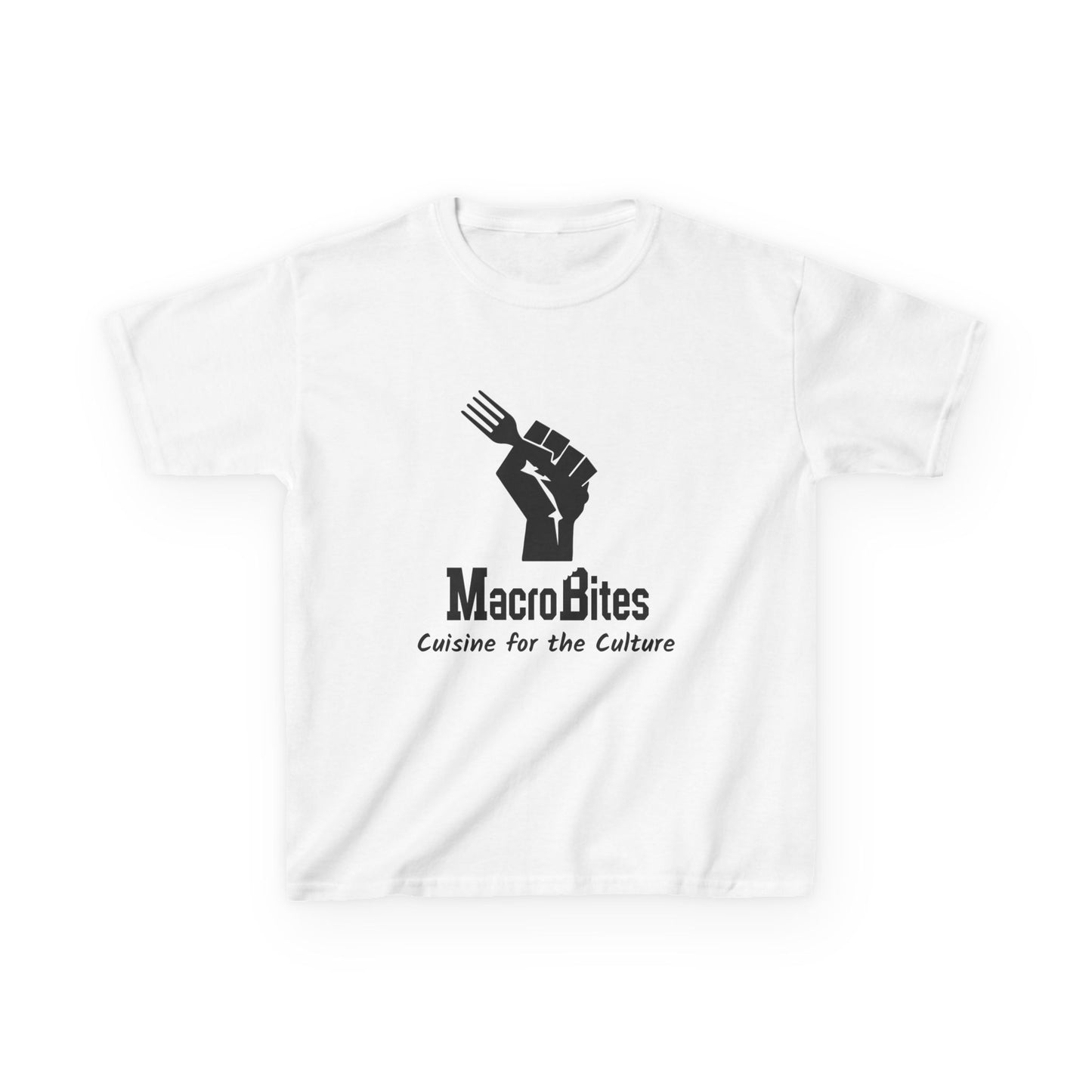 Kids Tee — MacroBites "Cuisine for the Culture" Logo