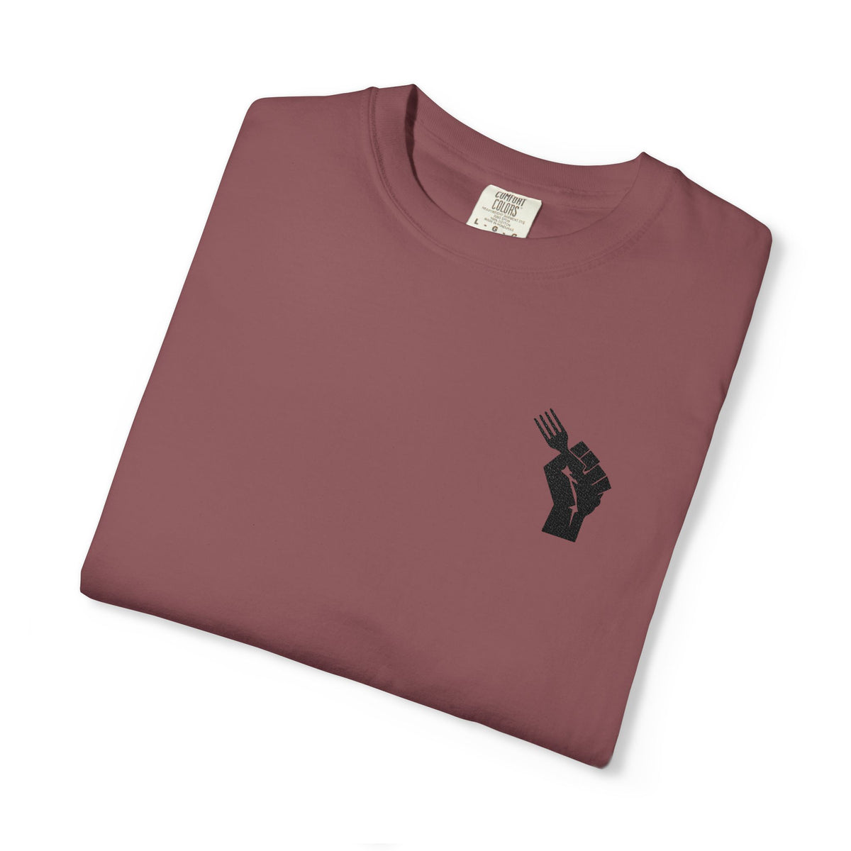 Fist Fork Embroidered Tee