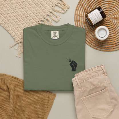 Fist Fork Embroidered Tee
