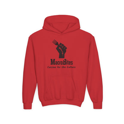 MacroBites Youth Hoodie - "Cuisine for the Culture" Logo Pullover