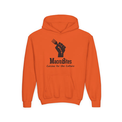 MacroBites Youth Hoodie - "Cuisine for the Culture" Logo Pullover