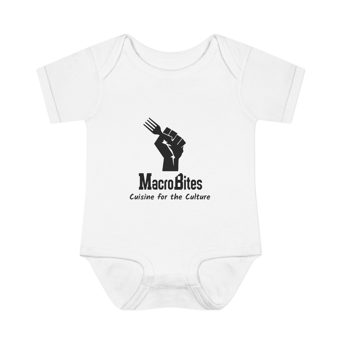 Infant Bodysuit - "MacroBites: Cuisine for the Culture" Baby Onesie