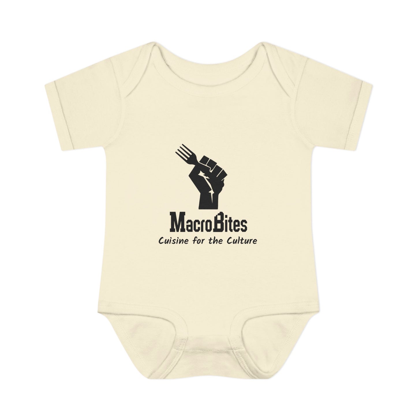 Infant Bodysuit - "MacroBites: Cuisine for the Culture" Baby Onesie