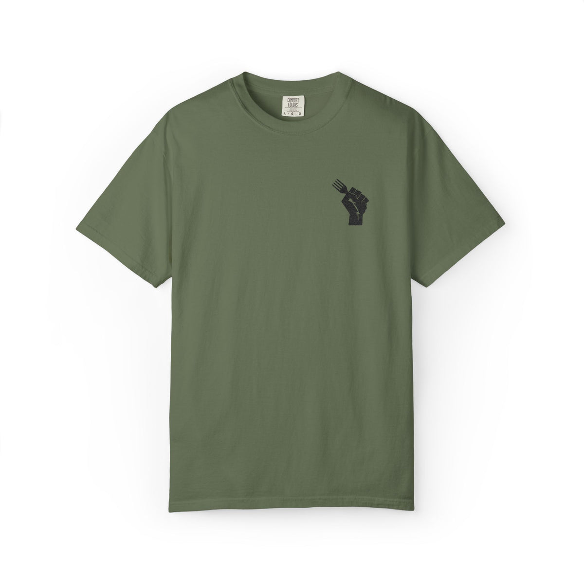 Fist Fork Embroidered Tee