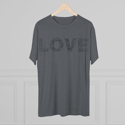 LOVE Typography T‑Shirt — Word Collage Design