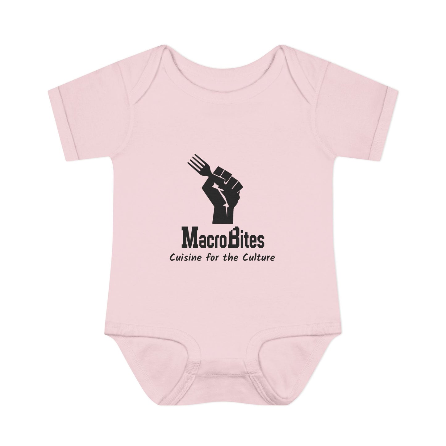 Infant Bodysuit - "MacroBites: Cuisine for the Culture" Baby Onesie