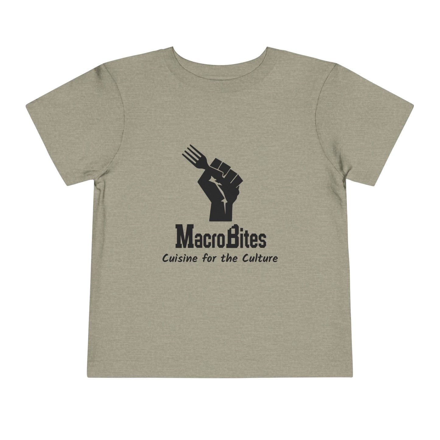 Toddler Tee — MacroBites “Cuisine for the Culture” Logo Shirt