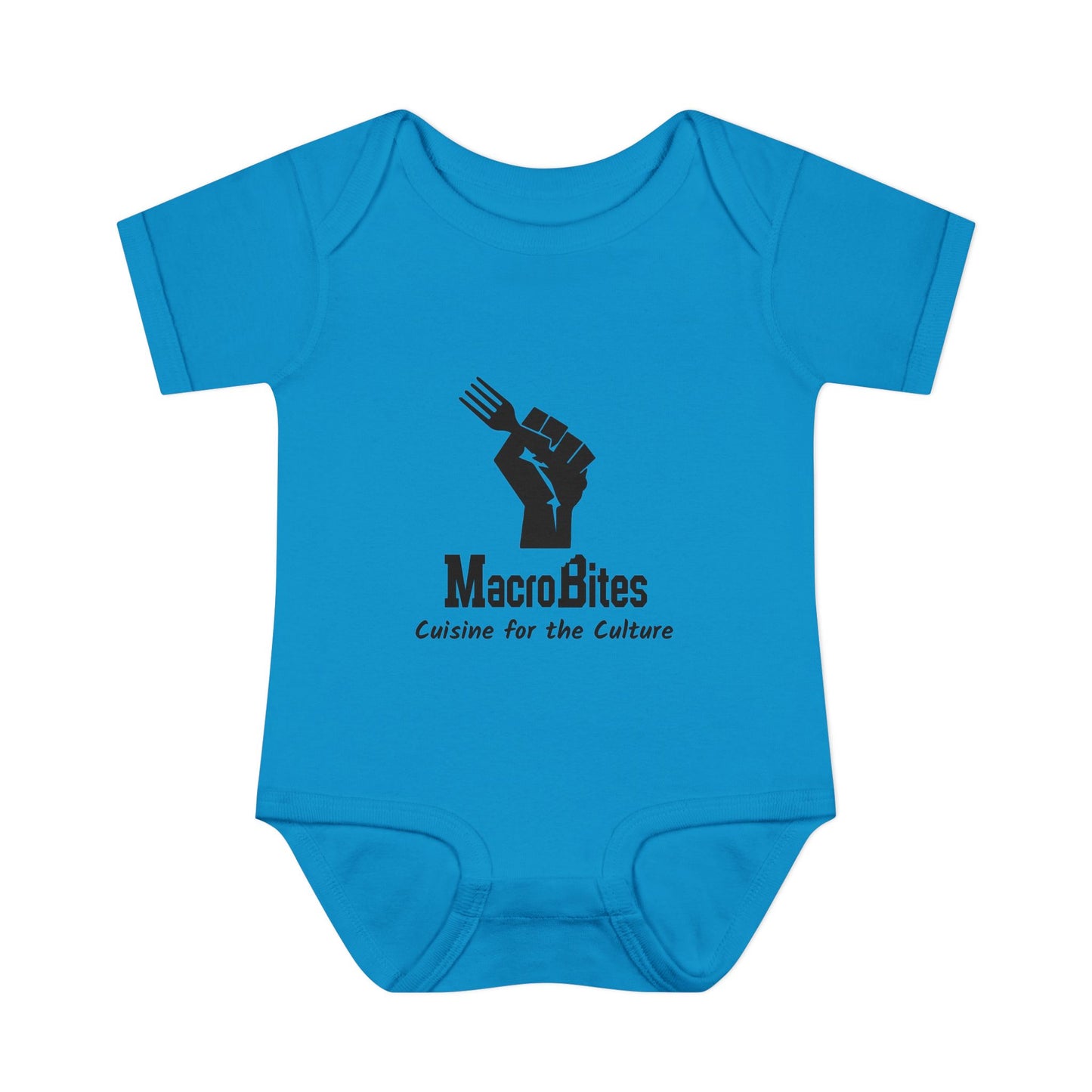 Infant Bodysuit - "MacroBites: Cuisine for the Culture" Baby Onesie