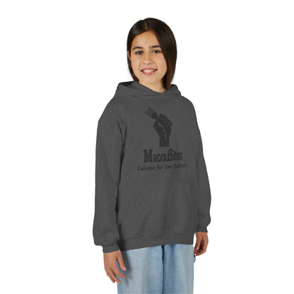 MacroBites Youth Hoodie - "Cuisine for the Culture" Logo Pullover