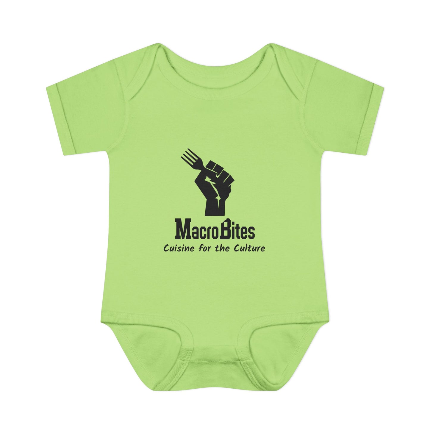Infant Bodysuit - "MacroBites: Cuisine for the Culture" Baby Onesie