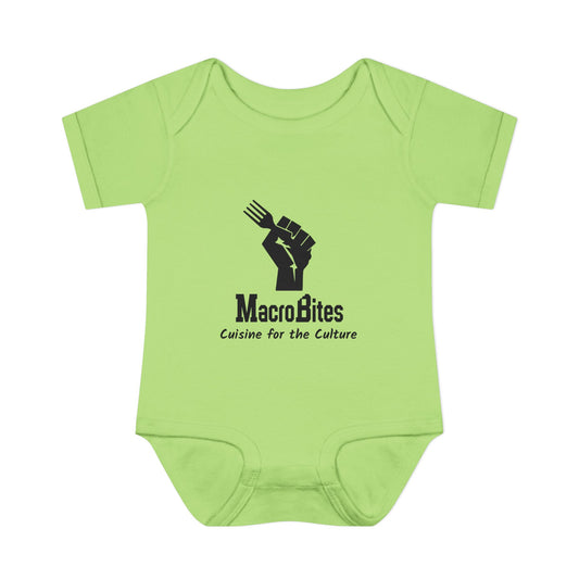 Infant Bodysuit - "MacroBites: Cuisine for the Culture" Baby Onesie