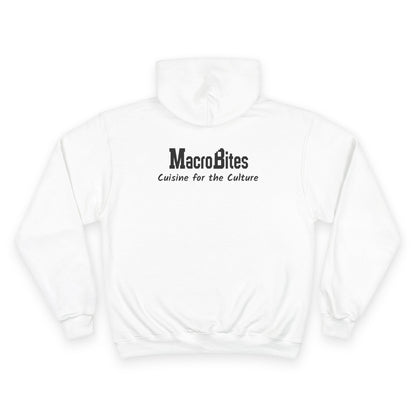 'Peace inside LOVE' Graphic Champion Hoodie with MacroBites Back Logo