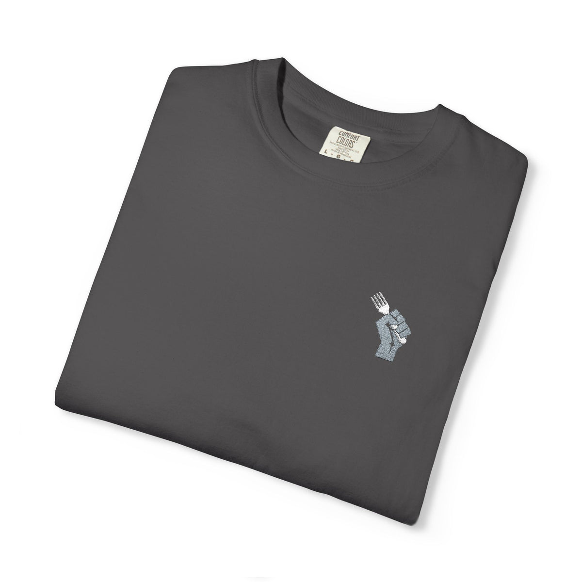 Fist Fork Embroidered Tee