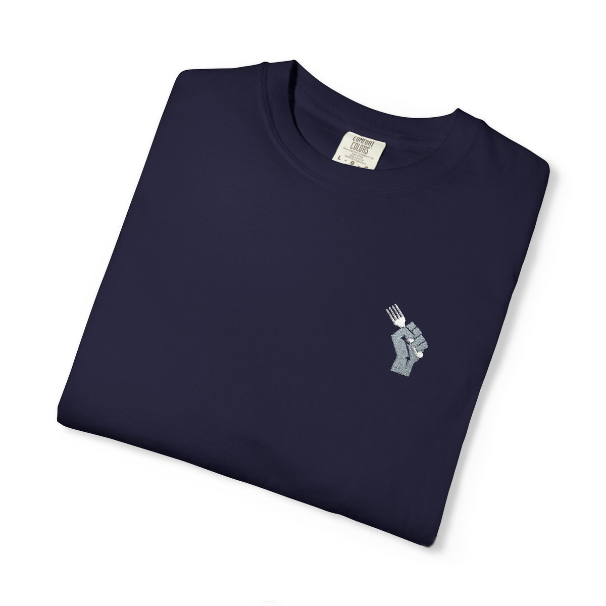 Fist Fork Embroidered Tee
