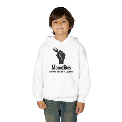 MacroBites Youth Hoodie - "Cuisine for the Culture" Logo Pullover