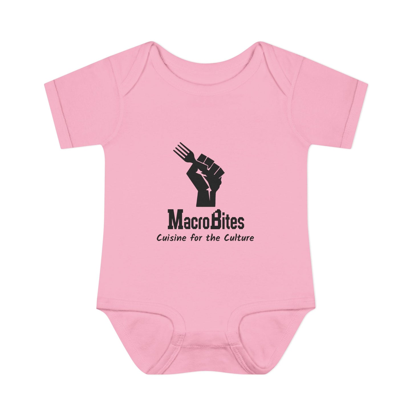 Infant Bodysuit - "MacroBites: Cuisine for the Culture" Baby Onesie