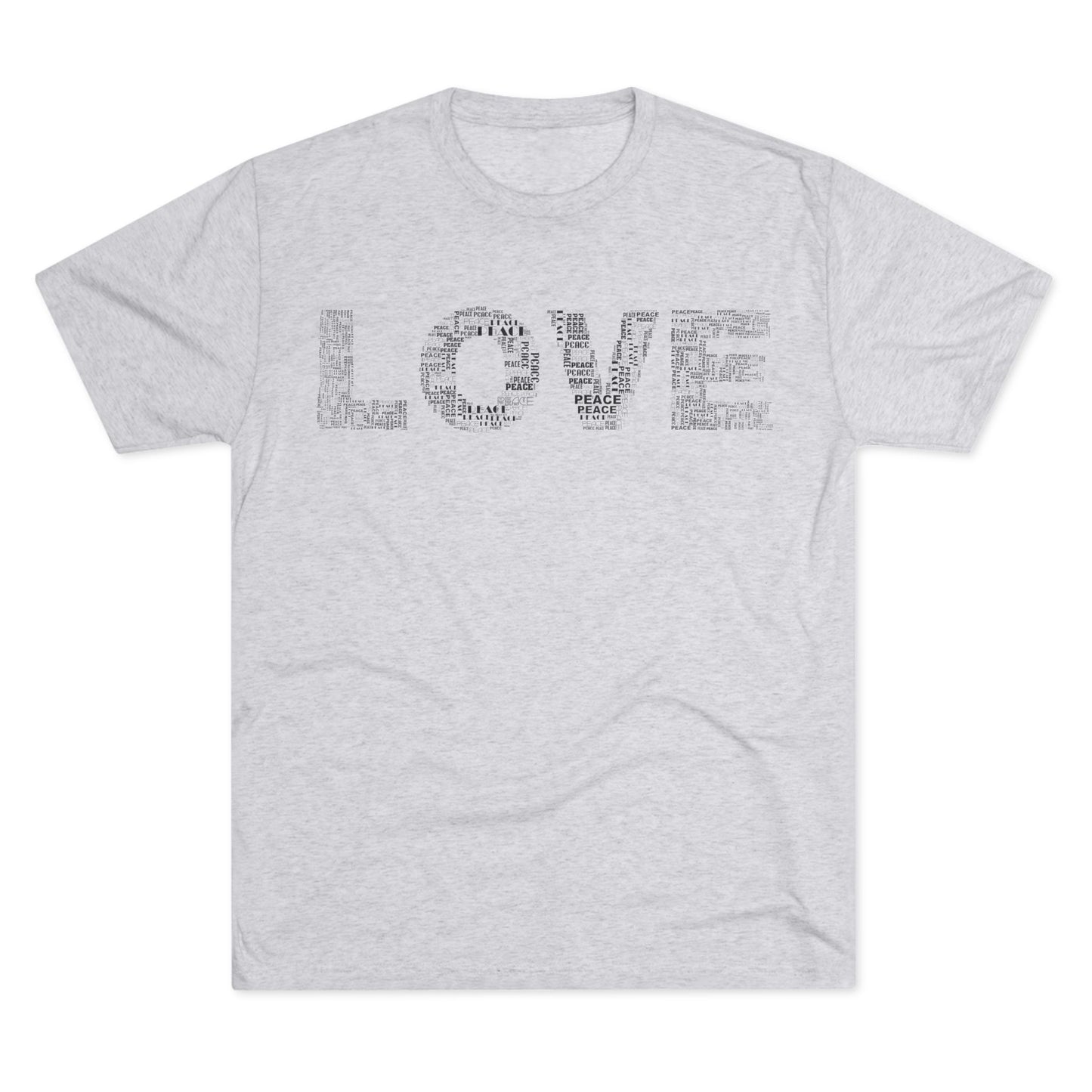 LOVE Typography T‑Shirt — Word Collage Design