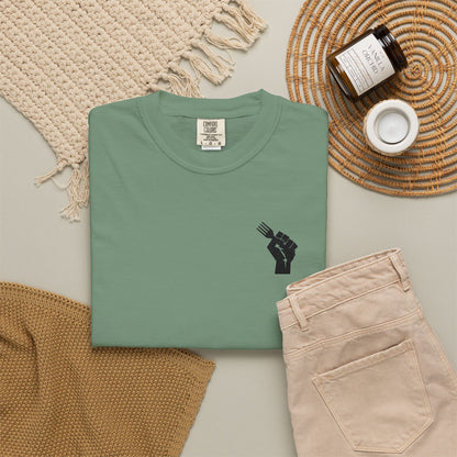Fist Fork Embroidered Tee