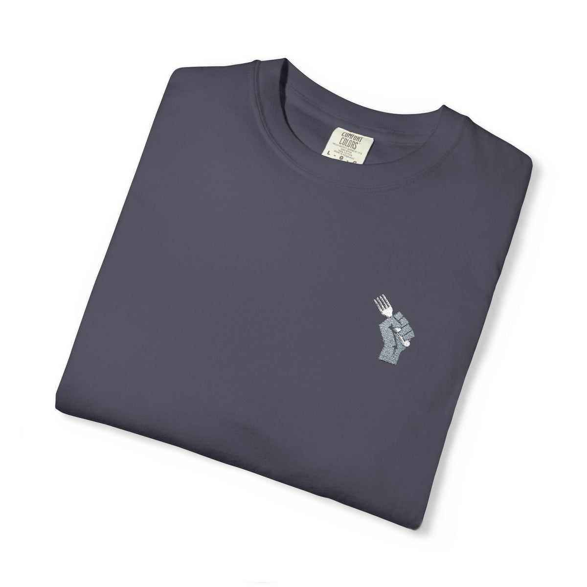 Fist Fork Embroidered Tee