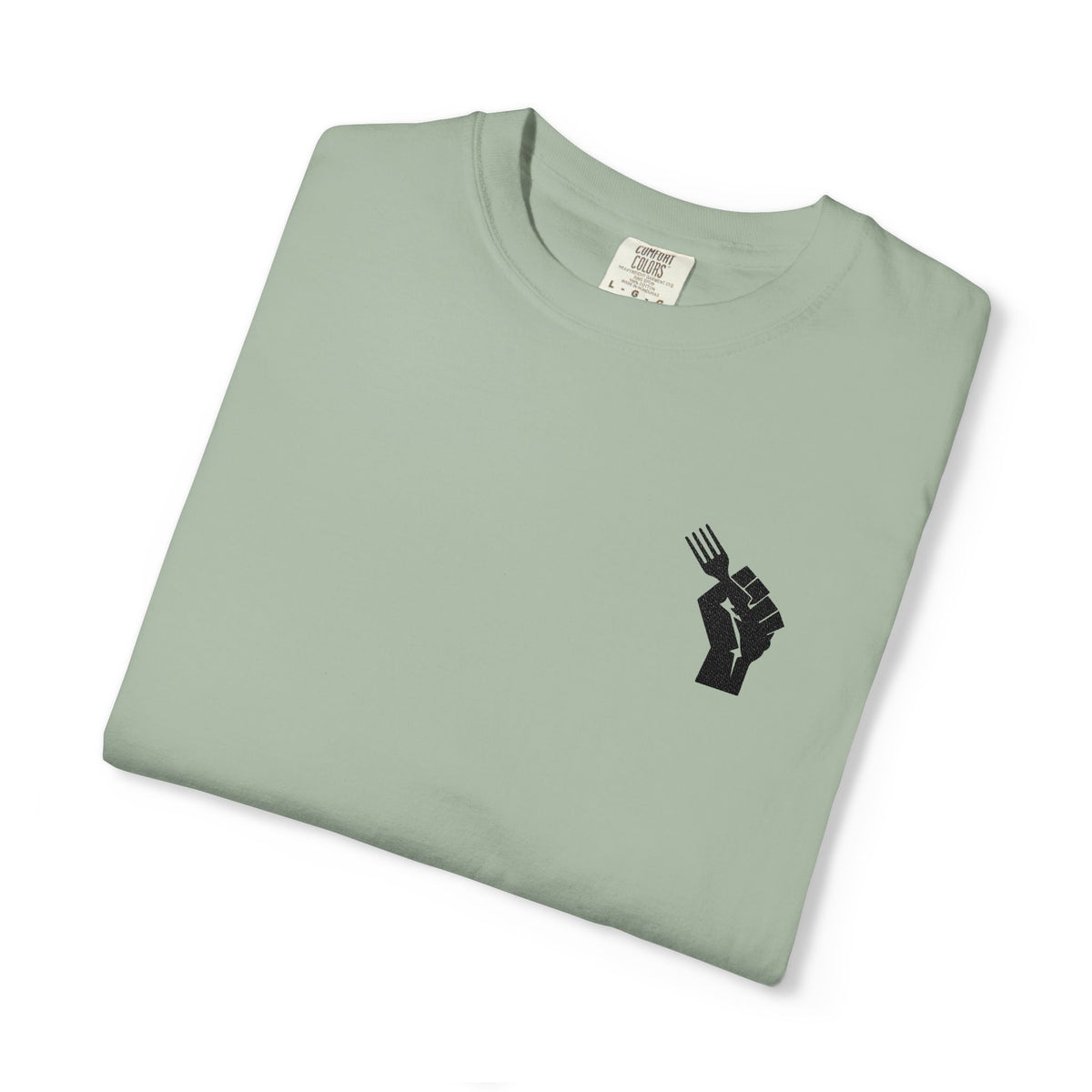 Fist Fork Embroidered Tee