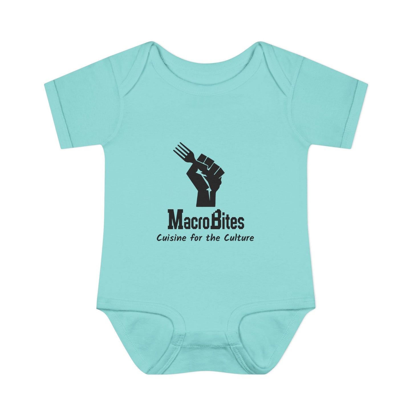 Infant Bodysuit - "MacroBites: Cuisine for the Culture" Baby Onesie