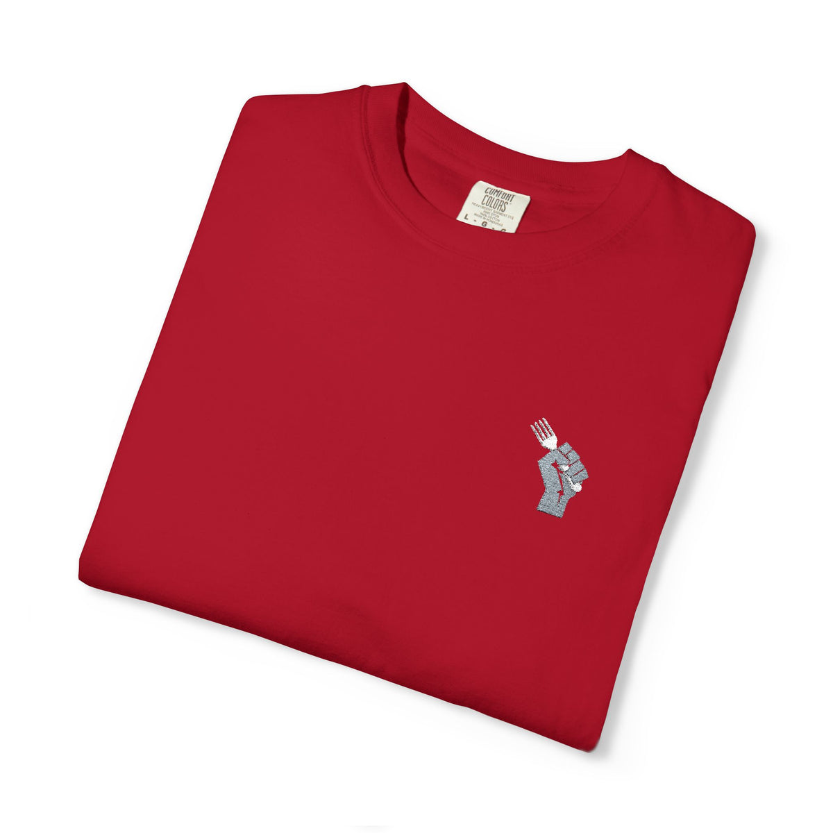 Fist Fork Embroidered Tee