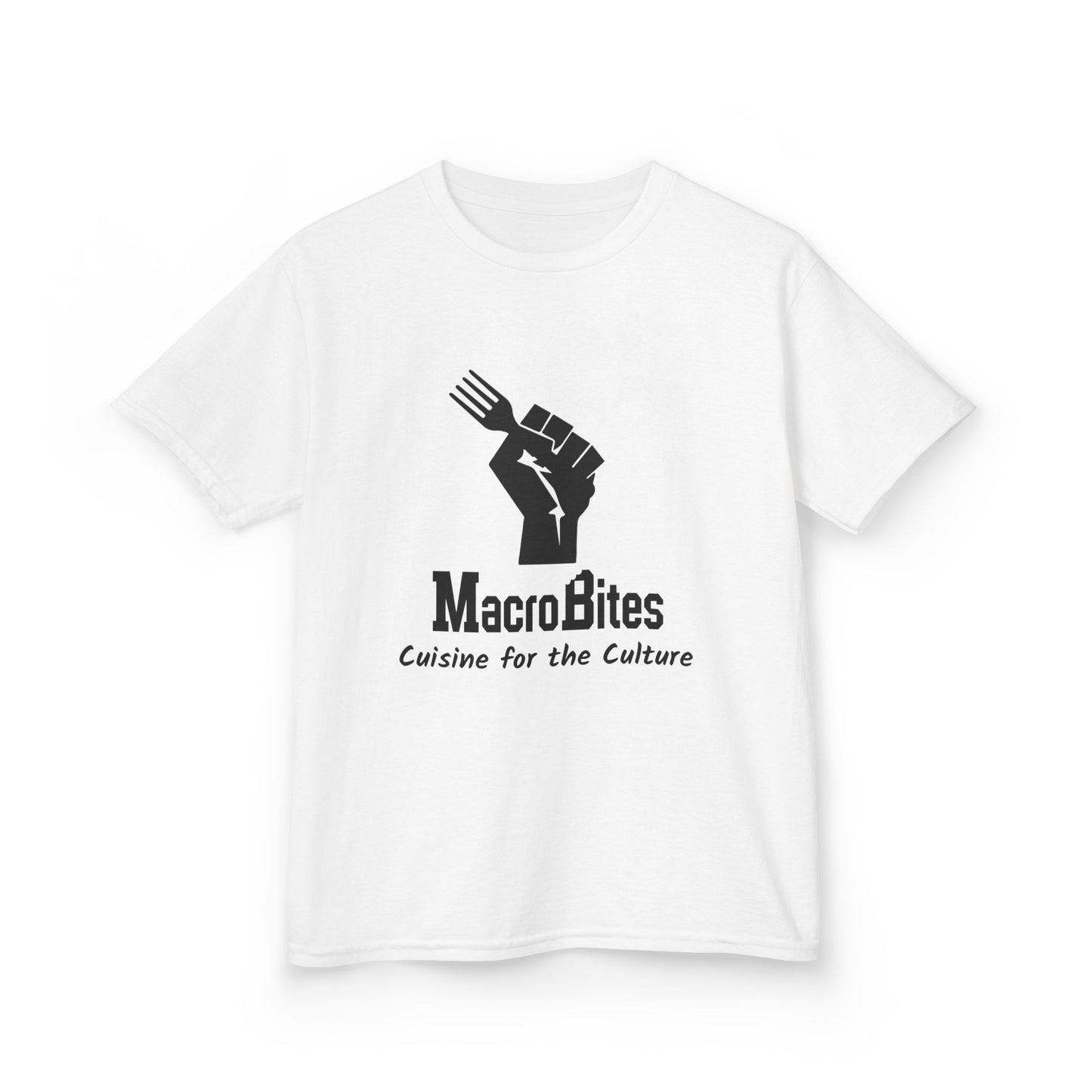 Kids Tee — MacroBites "Cuisine for the Culture" Logo