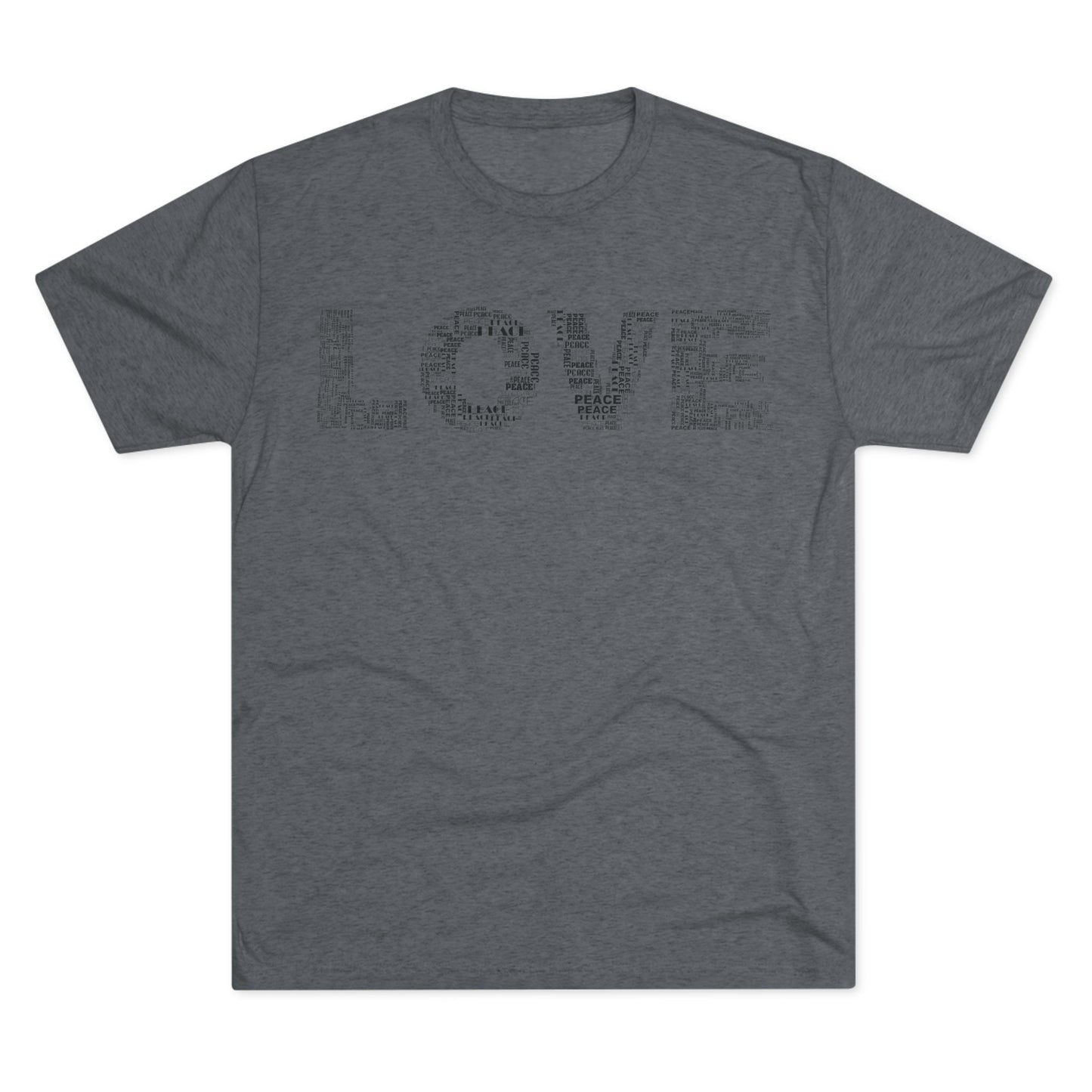 LOVE Typography T‑Shirt — Word Collage Design